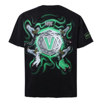 RHINESTONE UPSCALE CRACC T-SHIRT