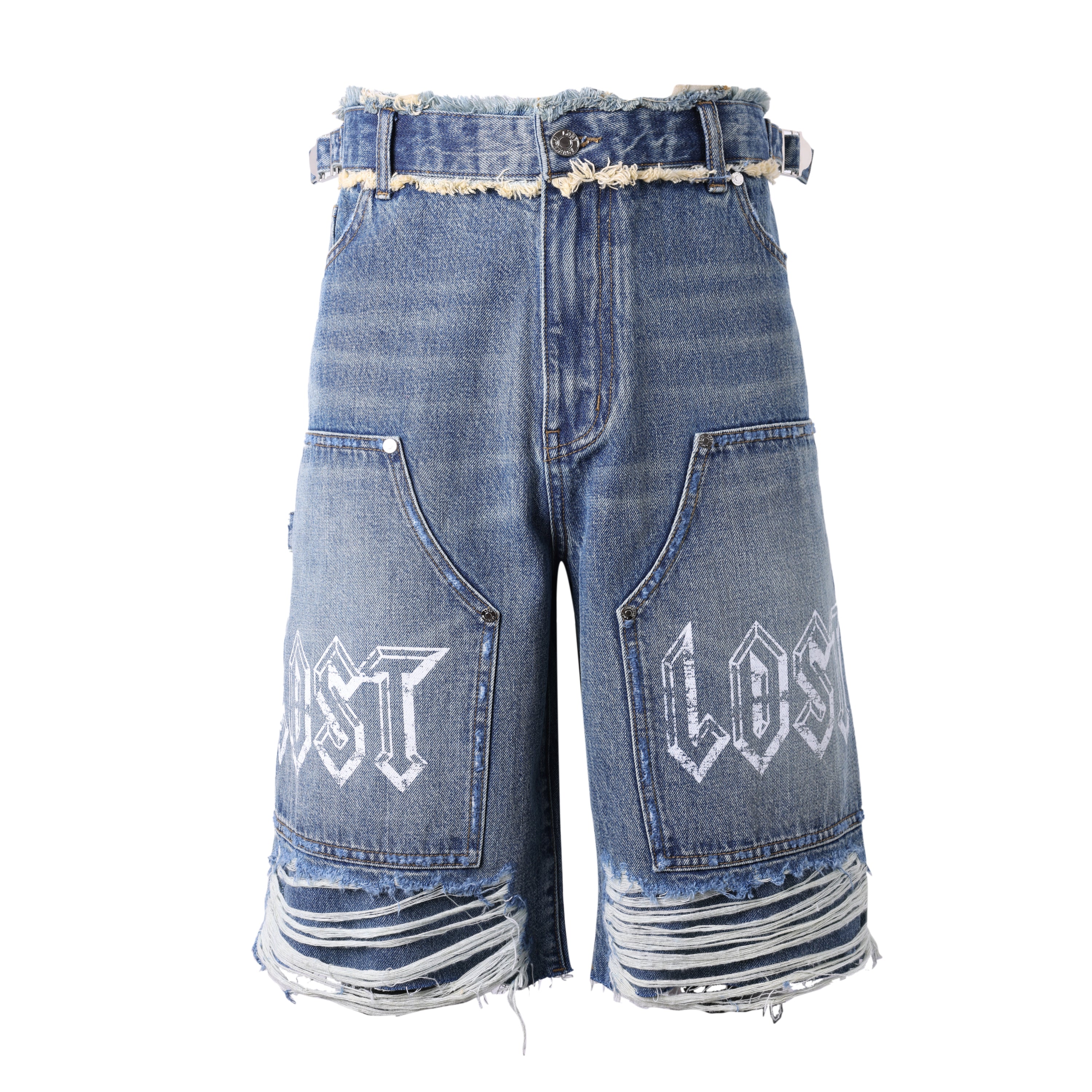 Blue Carpenter Shorts – Lost Intricacy