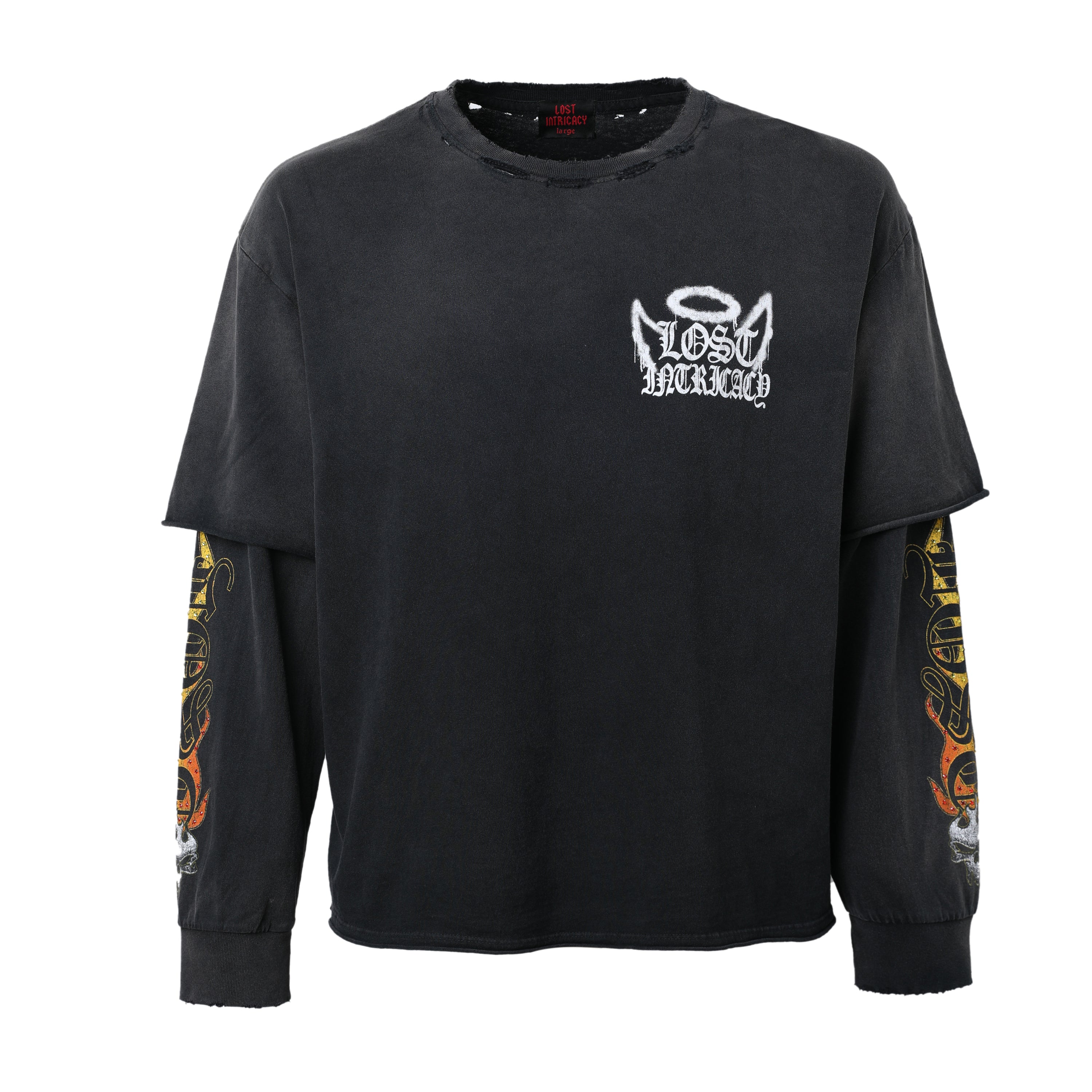 トップス l.o.s.t siren long sleeve 001_white_c2a9bd14-fbd4-4f7c-