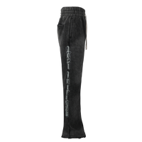 BLACK FLARE SWEATPANTS