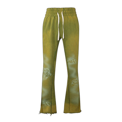 Green Flare Pants